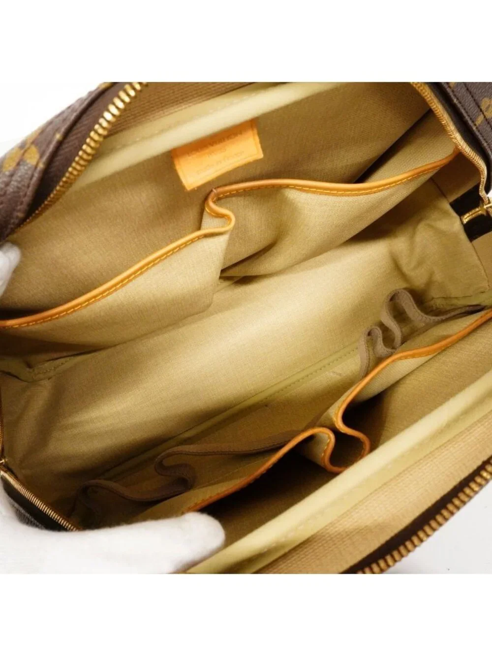 Louis Vuitton Handbag Monogram Deauville Brown